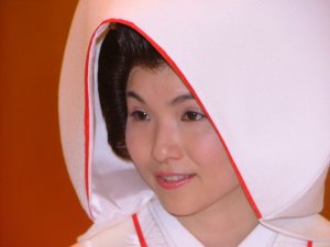 Yuriko under her hood