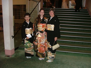 Three kimonos