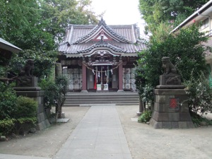 The main shrine building.