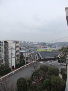 無富士山 富士山が雲のせいで見えない風景