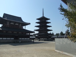 法隆寺の境内