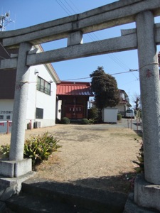 鳥居から日枝神社