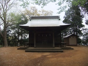 木々に囲まれた社殿