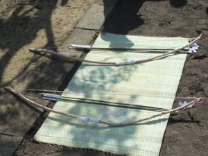 祭祀のための弓矢