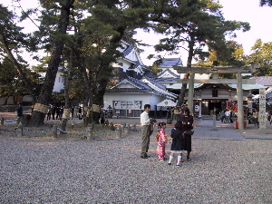 Okazaki Castle and shrine
