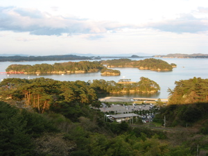The view from our window in Matsushima